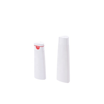 Standard size white 300ml hdpe boston applicator bottle with pump