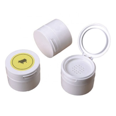 Cheapest Factory price plastic cosmetic packaging PP baby powder jar