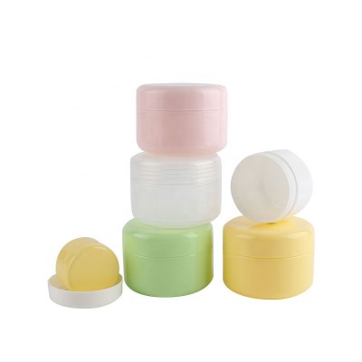 Professional cheap cosmetic 100g pp plastic cream jar packaging